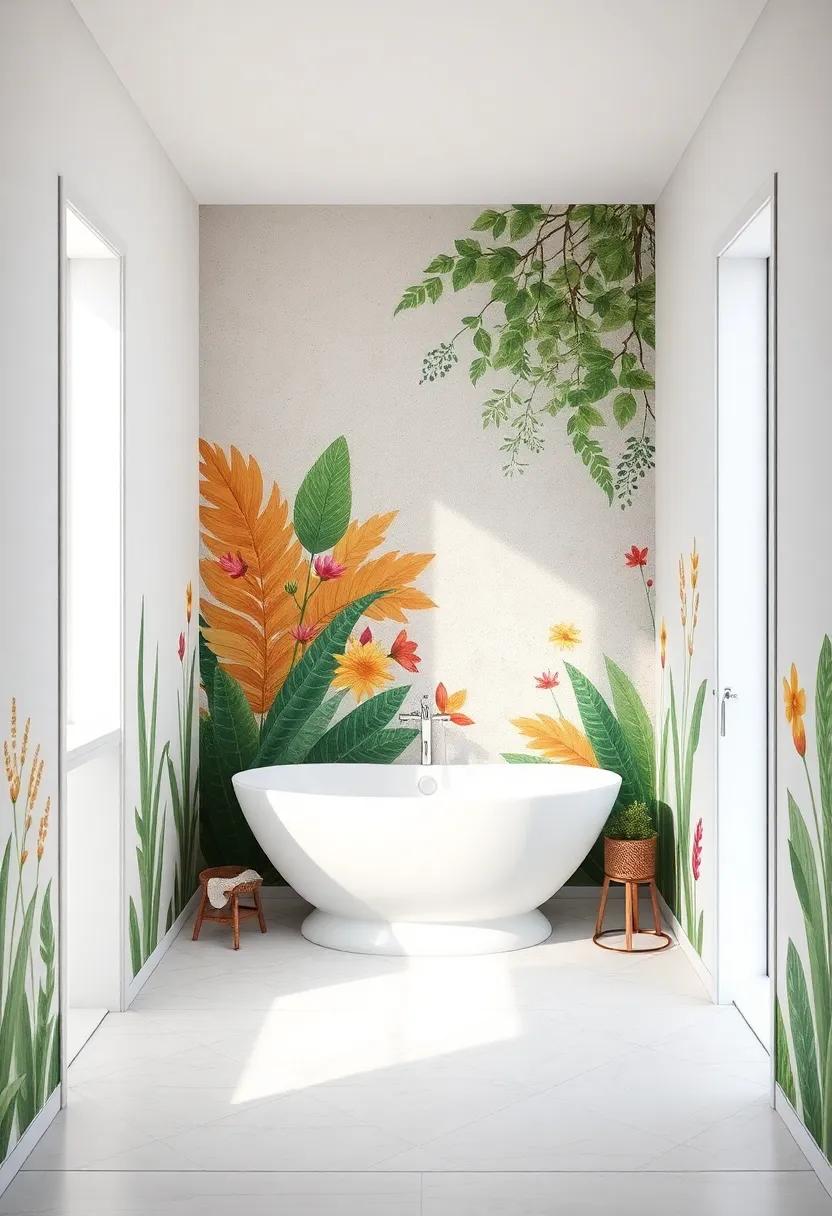 Nature-Inspired Murals: ‍Creating a⁣ Soothing Oasis with⁤ Organic Imagery