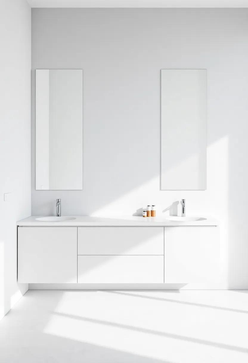 Mirrored Walls: amplifying Light and ⁢Space in Bathroom Designs