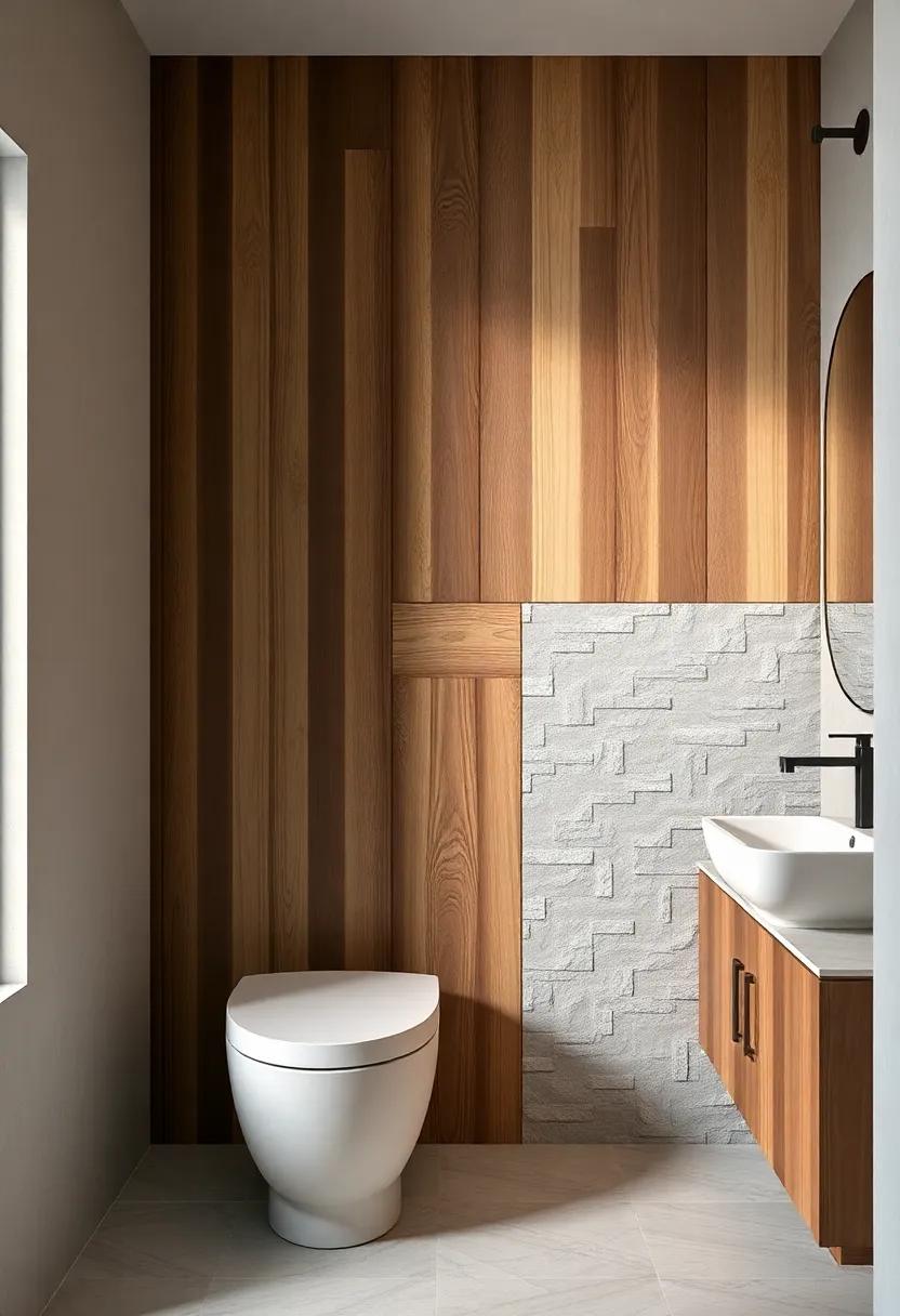 Mixing Textures: Combining Wood, Stone, and ⁢Glass for Visual Depth