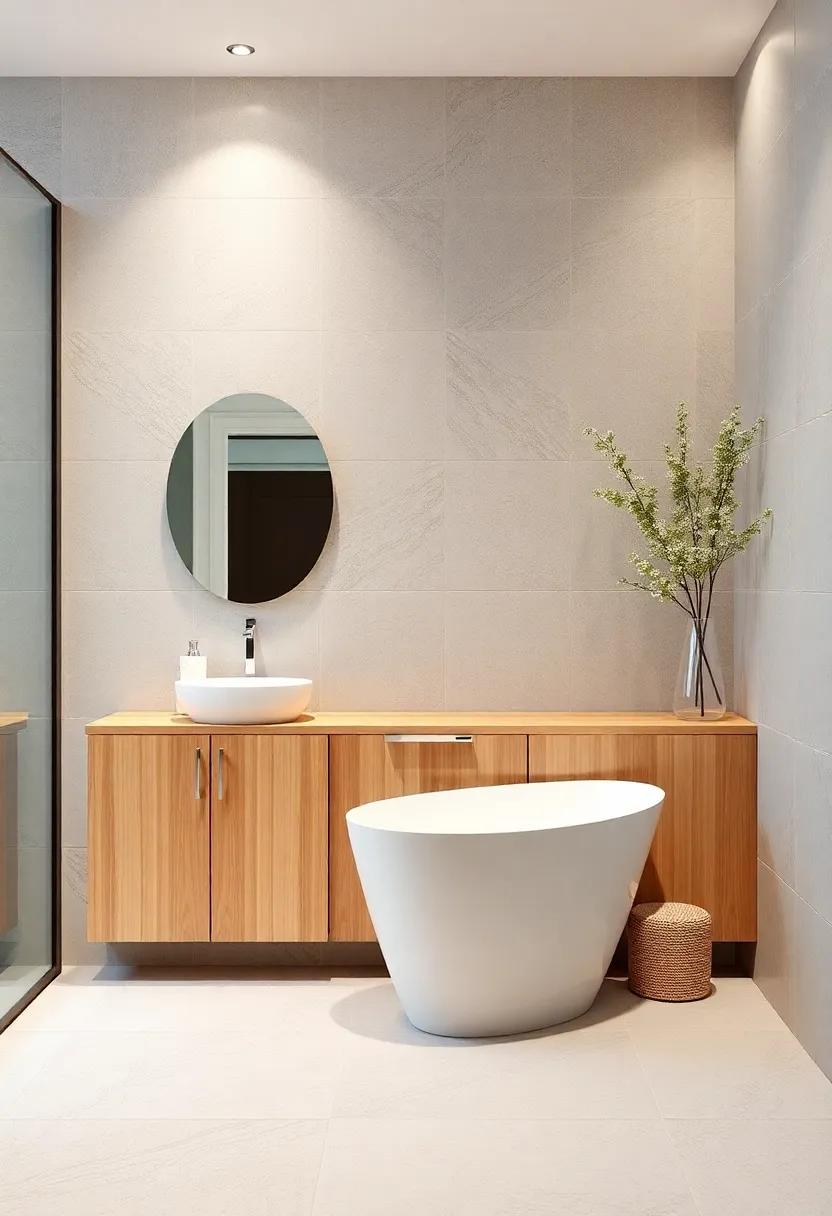 Sustainable Materials: eco-Friendly Choices for ⁢Modern Bathroom Designs
