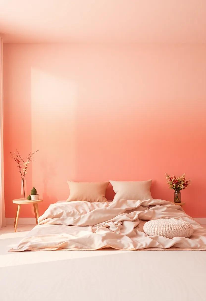 Capture Sunset Vibes With⁢ Warm Coral⁣ And Peach​ Ombre ⁢Effects