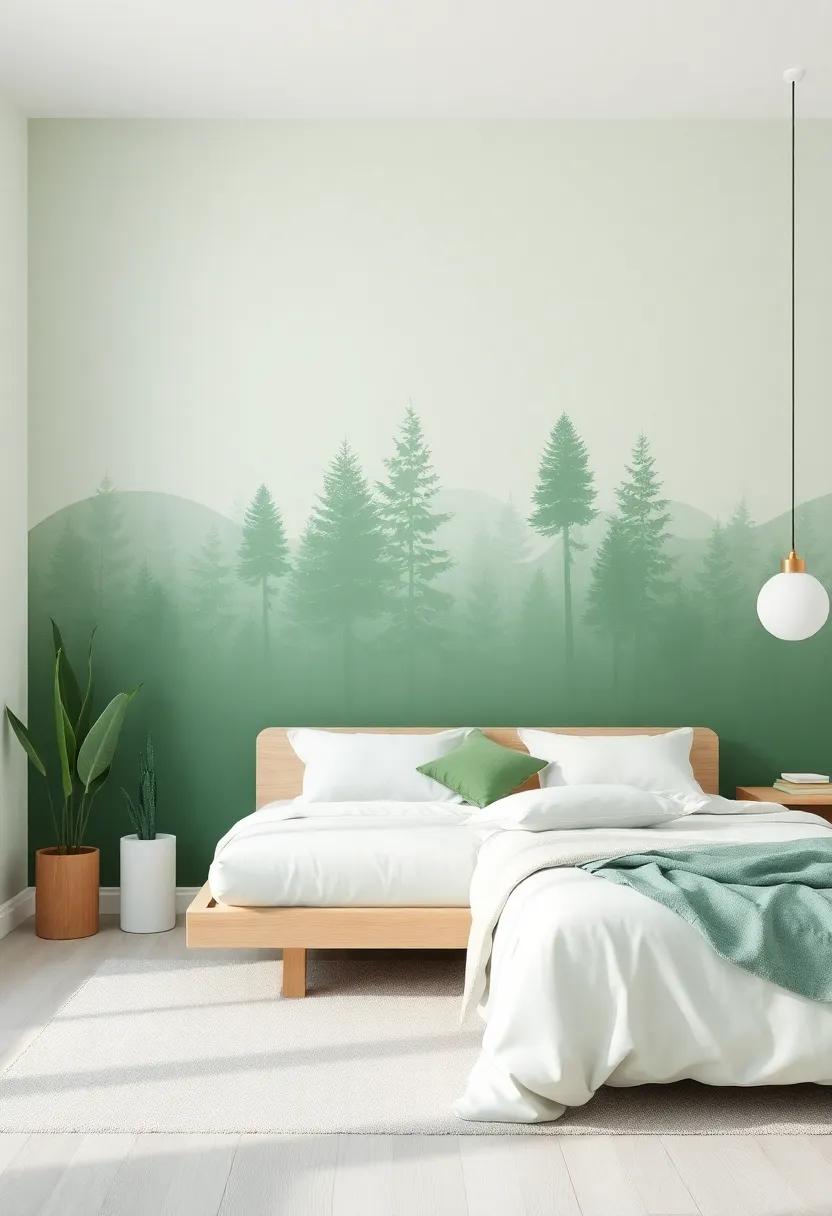 Blend Nature Into Your Space With Green Ombre Shades Inspired By Forests