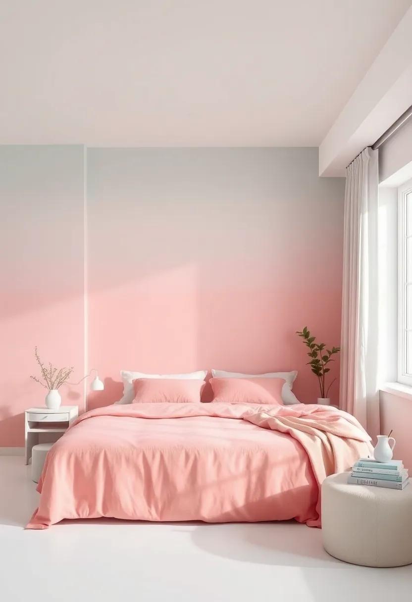 Incorporate Subtle Pastels To enhance Minimalist Ombre Designs