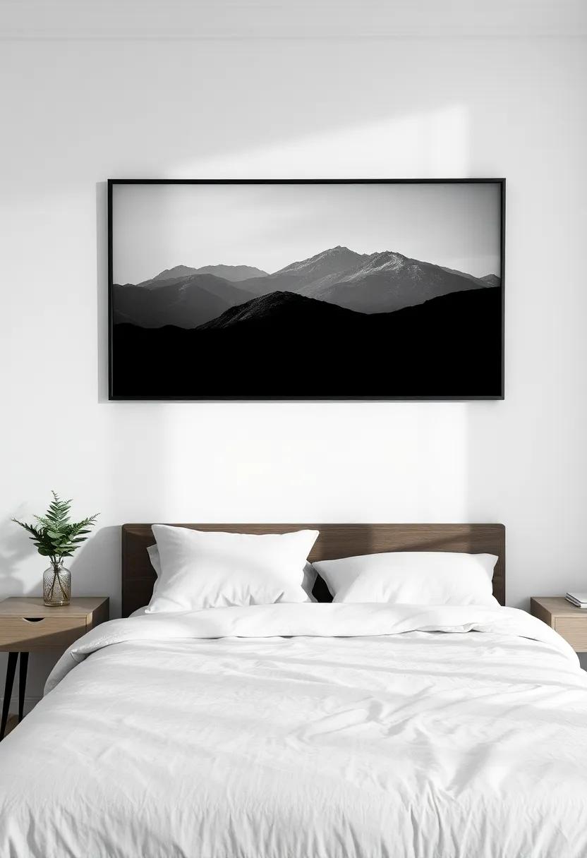 Mood Setting: The ‍Emotional Resonance of⁤ Monochrome Photography in Bedrooms