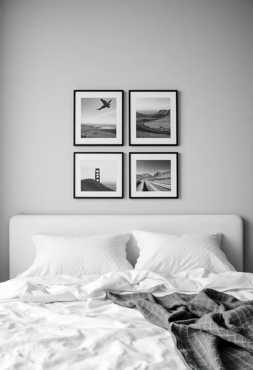 Dynamic Pairings: Combining Black-and-White Art​ with Color Accents