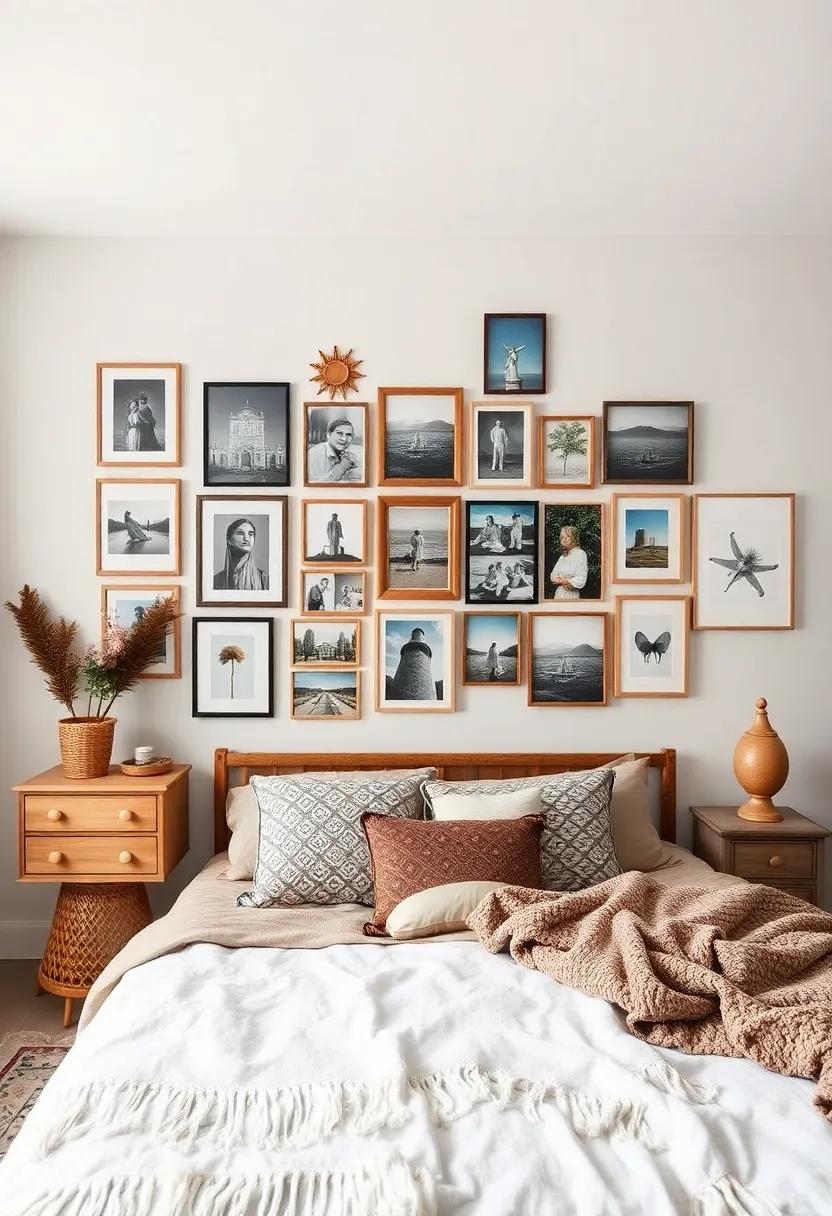 Craft a Gallery Wall ‍Featuring an Array ⁢of Photographs and Art