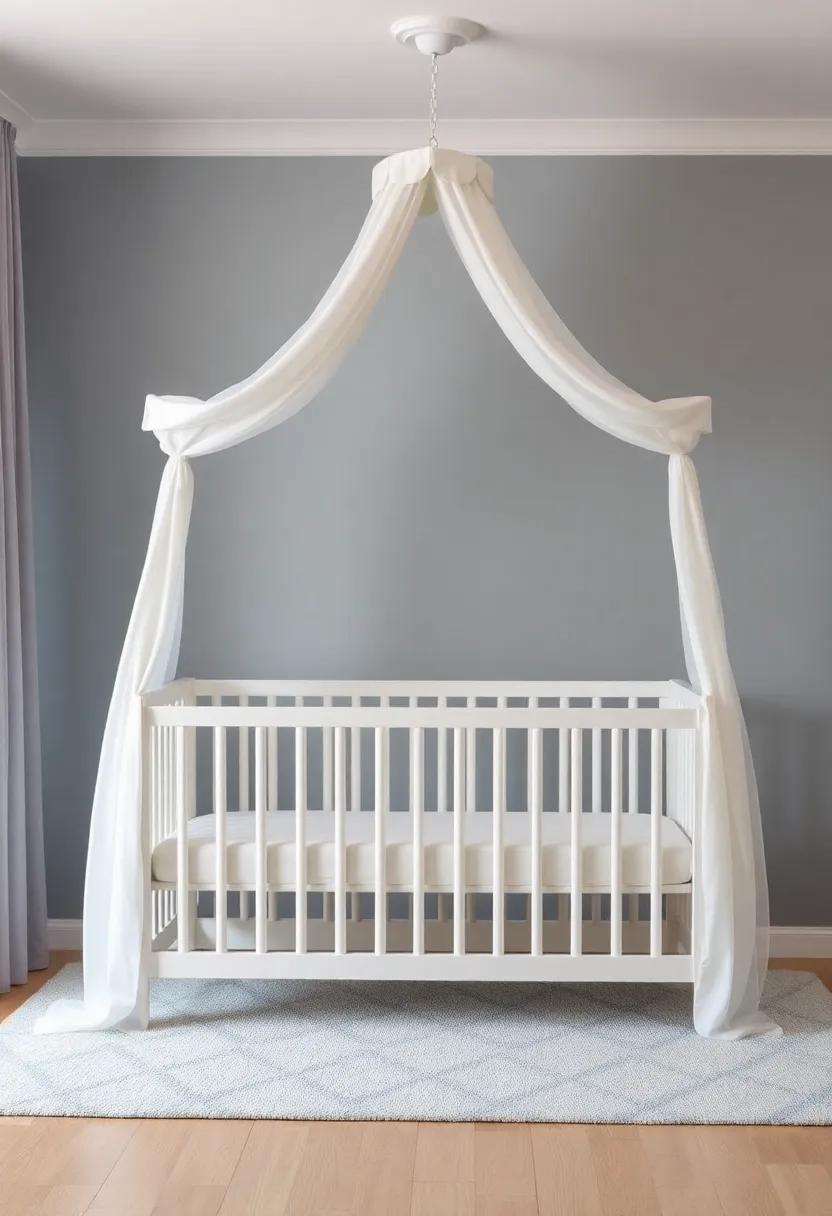 Transforming spaces with Stylish Canopy Cribs for Your Baby Boy's Nursery