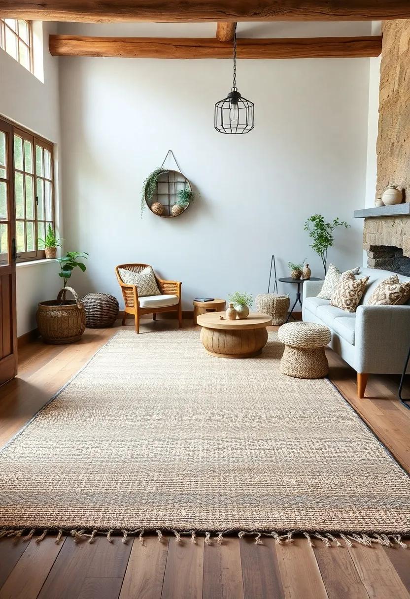 The Captivating Charm of Handwoven Rugs in​ Rustic Spaces