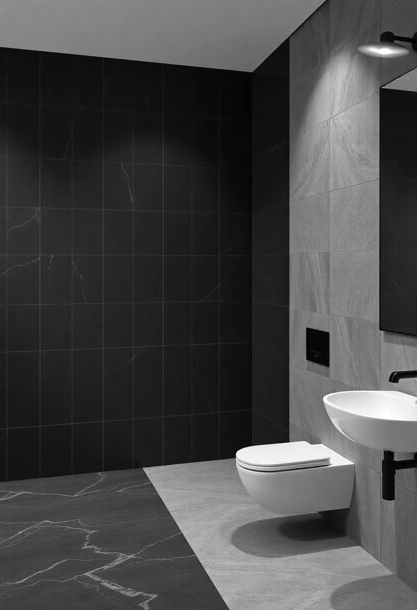Mixing Materials: Combining Glass and Stone Tiles for Bold Contrast