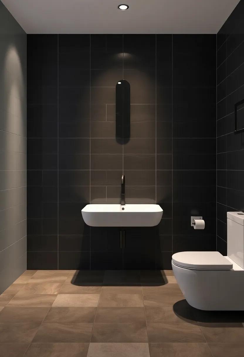Creative ​lighting: Enhancing Dark Tiles with Strategic Illumination