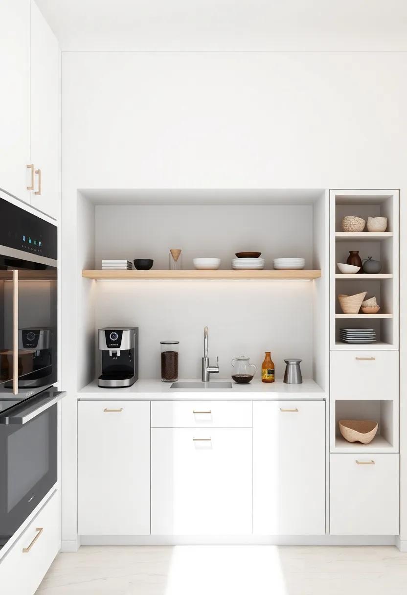 Coffee Stations:⁣ Dedicated coffee stations ‍with built-in machines and stylish storage⁤ create an inviting ‌nook for ​caffeine lovers