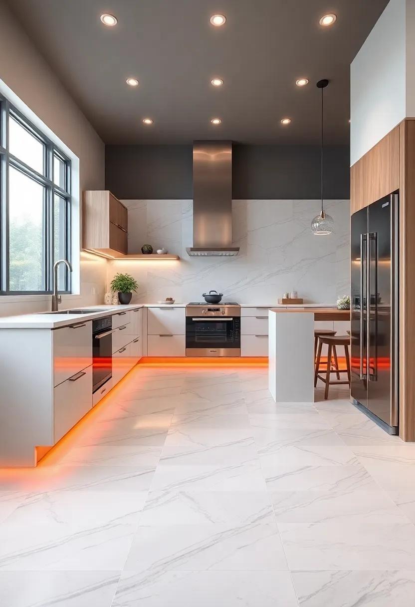 Heated ‌Flooring:‍ Offering warmth and comfort underfoot, ‍radiant heated floors transform chilling ceramic tiles into ‌a cozy kitchen experience