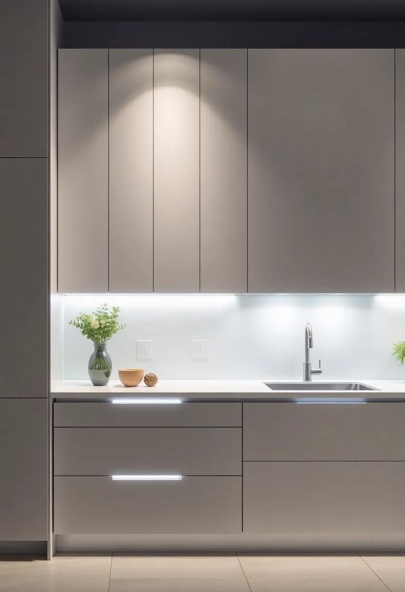 Integrated Lighting: Strategically‍ placed LED lights under cabinets and within drawers ‍not ⁣only illuminate spaces but also add a touch of drama and sophistication
