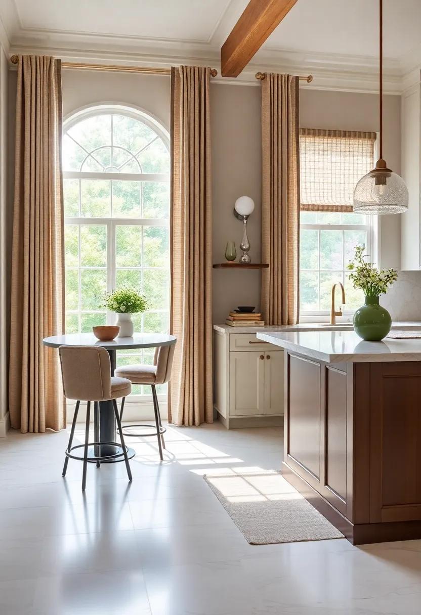 Luxurious Textiles: Plush bar ⁢stools and rich window treatments can‌ elevate a kitchen’s appeal, adding layers of comfort and style
