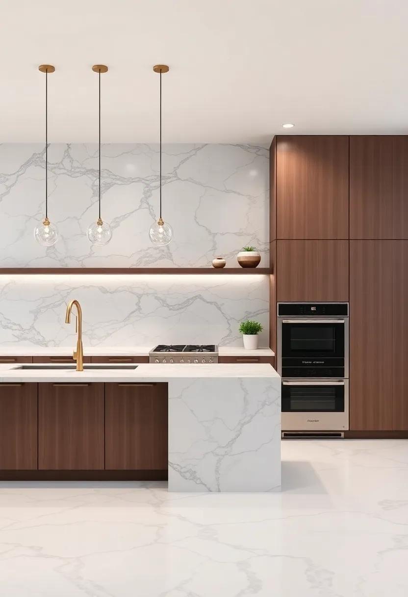 Marble Countertops: Timeless and sophisticated, marble provides a rich ​elegance​ to kitchen surfaces, while each unique pattern tells‍ its own story