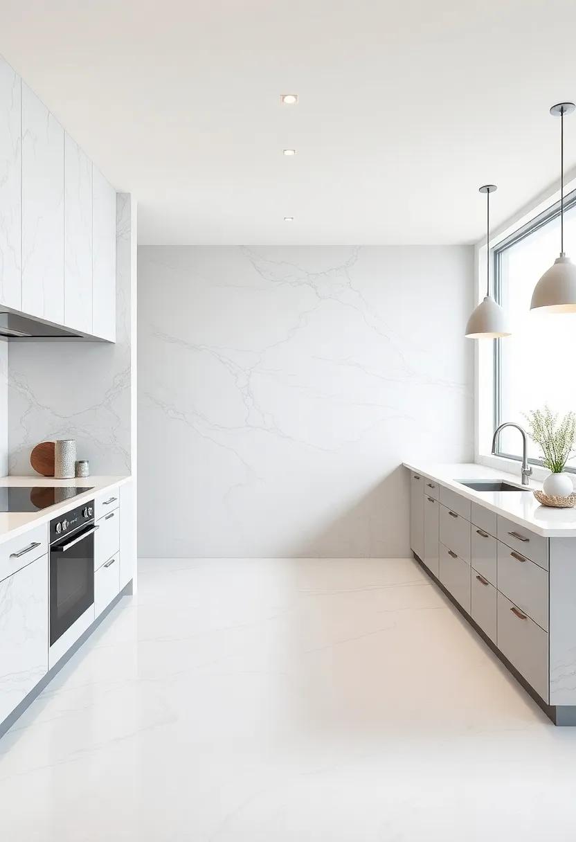Natural Stone Elements: Incorporating natural stone‍ like​ granite⁢ or quartzite offers not only ⁢durability but also striking visuals that impress