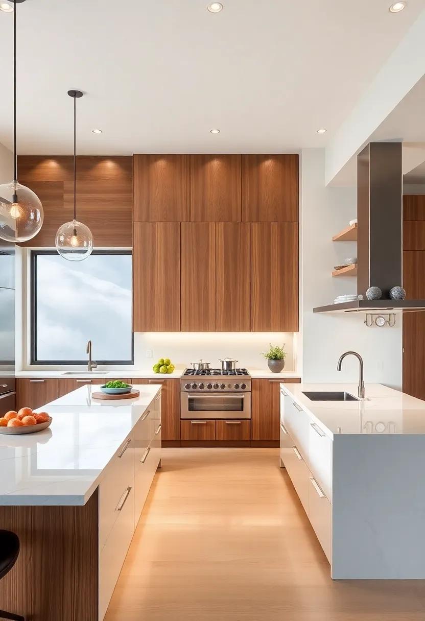Statement ​Islands: Large, multifunctional⁣ kitchen islands serve ⁤as a focal point⁣ for⁣ socializing,​ cooking, and dining—all designed with style
