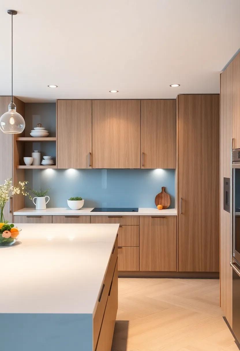 Sustainable⁢ Materials: Eco-friendly cabinetry and ⁢countertops ‍demonstrate commitment to sustainability while ensuring a stylish kitchen⁣ environment