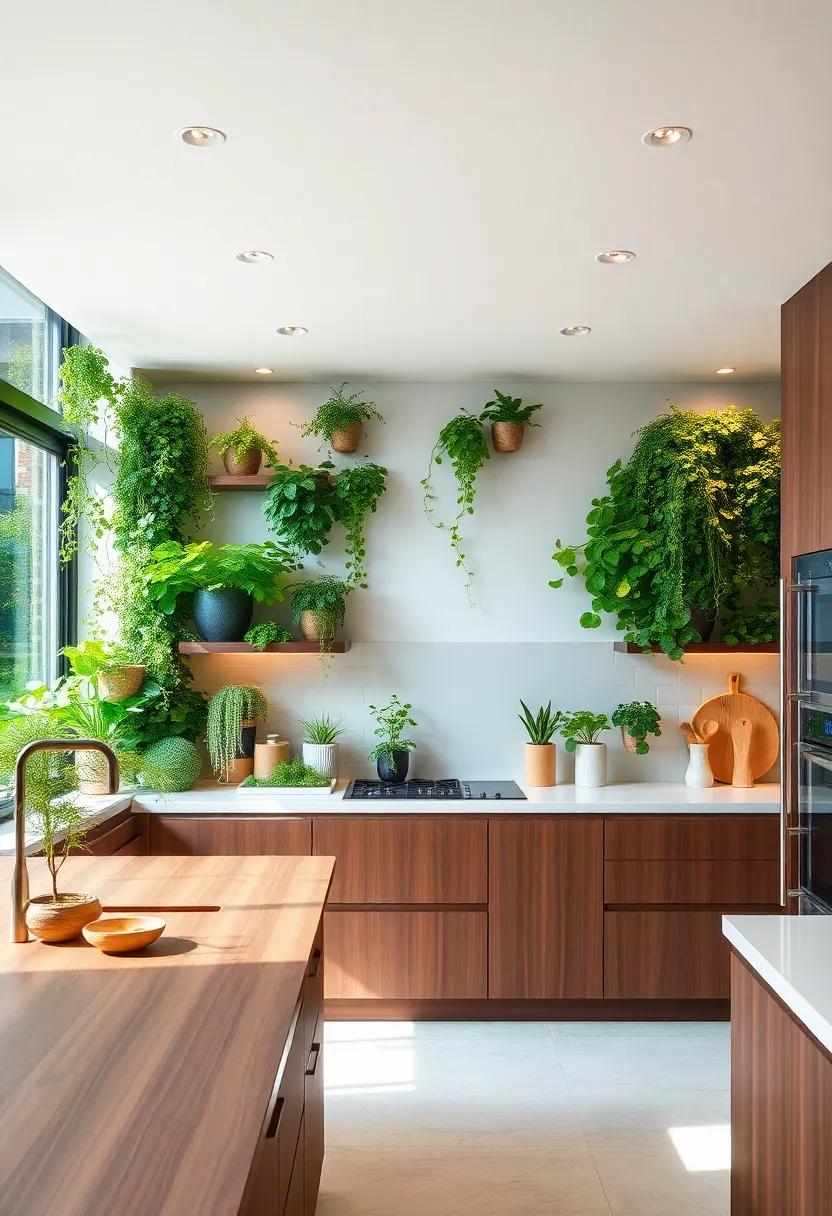 Vertical Gardens: Indoor ‌herb‍ gardens offer fresh ingredients for cooking while doubling as a stunning ​and healthful design feature