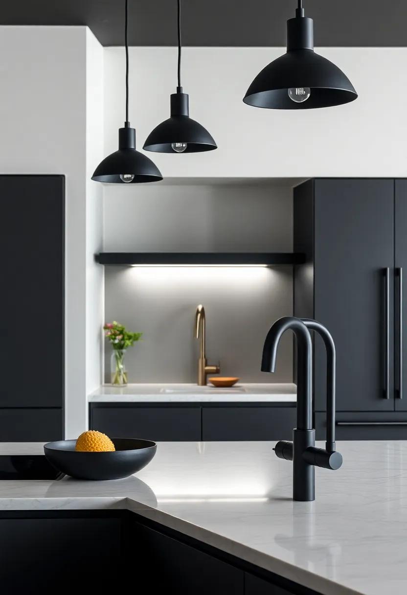 Setting the Scene: Matte Black Lighting Fixtures in⁣ Culinary⁣ Spaces