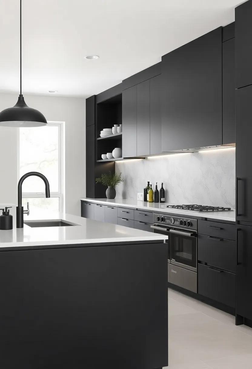 Balancing Boldness:‍ Integrating Matte Black with other Color ‍Palettes