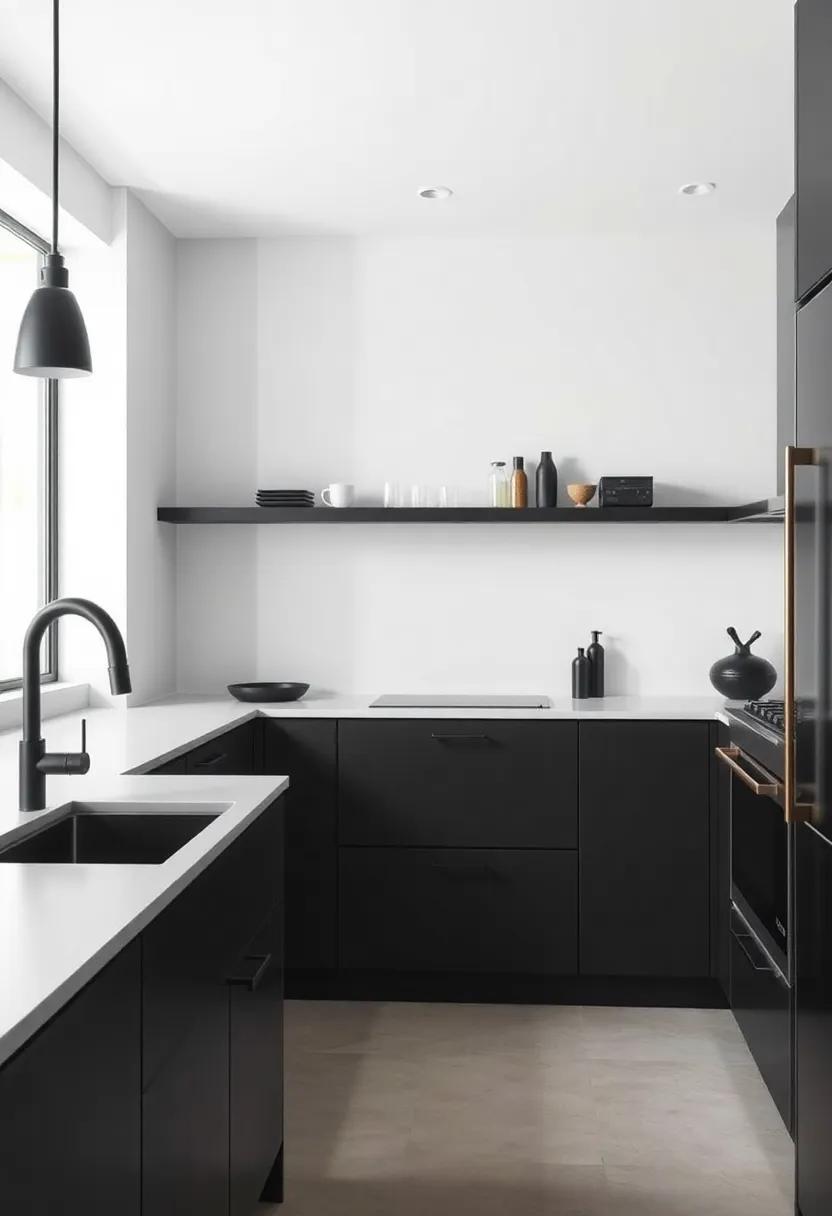 imagining Modern Minimalism: The Role of matte black in Clean ⁤Designs