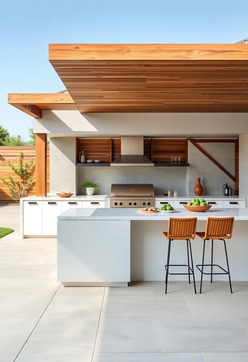 Elevating Outdoor ‌Cooking Spaces with Stylish Design Elements