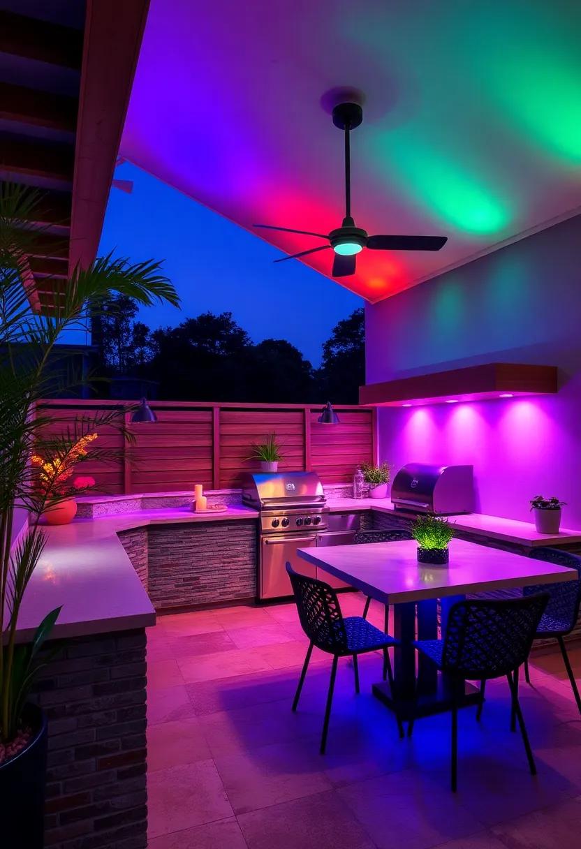 Transform Your ⁢Outdoor Kitchen ⁢into​ a‍ Culinary Oasis‍ with Color-Changing⁢ LEDs