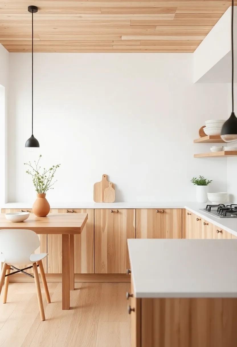 Exploring the Warm Embrace of Natural Wood in Scandinavian Kitchens