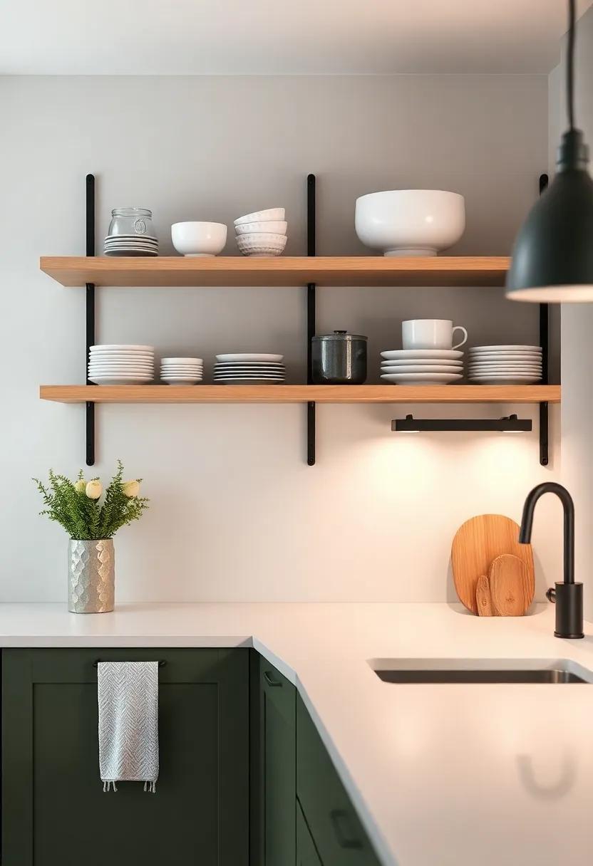 Open Shelving: ‌Balancing Style and ‌Practicality in Your Kitchen