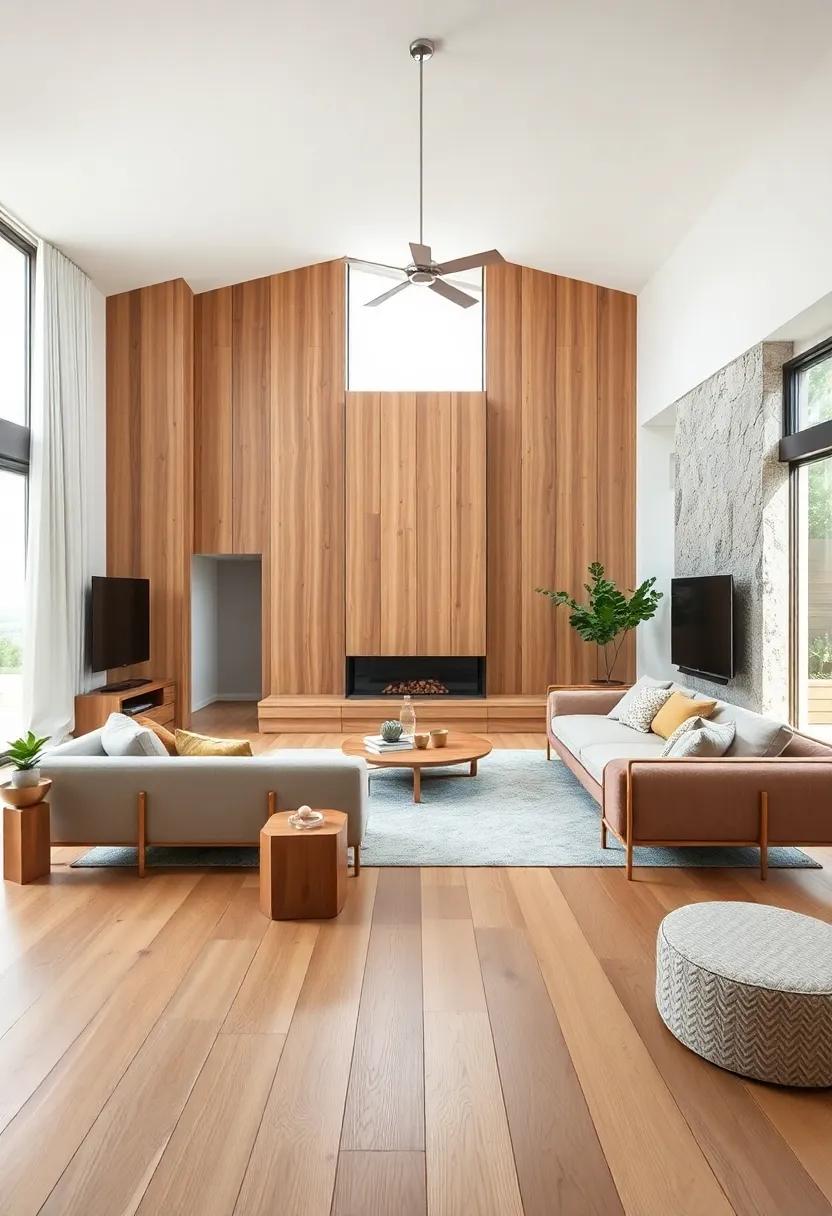 Organic Elements: Incorporating Wood ​and ⁢Stone in Modern interiors