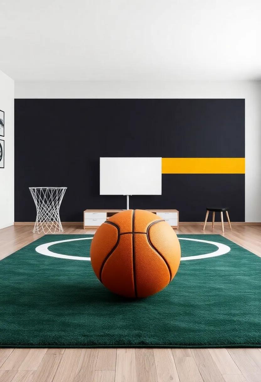 Sports Mania: Capturing the Energy of Favorite Games‍ in a Rug