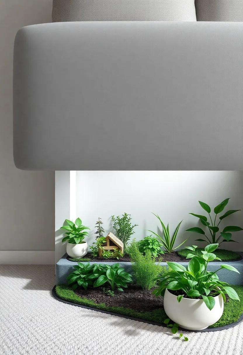 Incorporating Rolling Carts for Easy Access to Under-Sofa Items