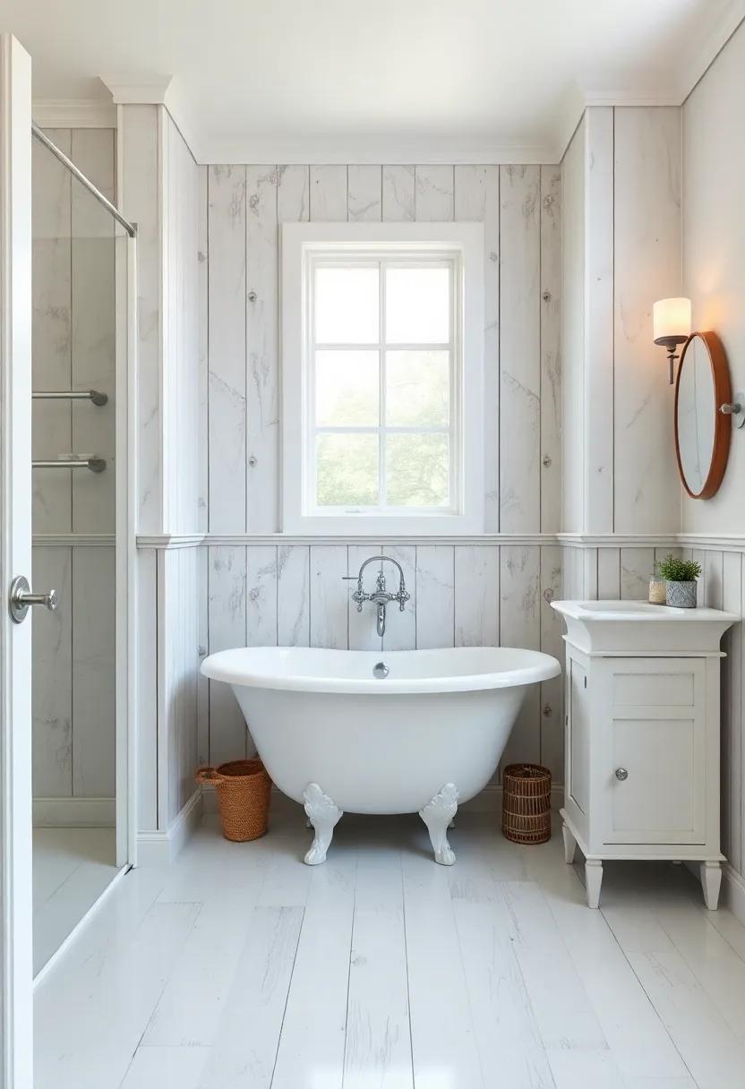 27 Charming Vintage Bathroom Ideas with Painted Wood Accents to Inspire Your Space