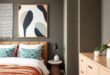 29 Unique Ideas to Transform Your Eclectic Bedroom with Striking Patterned Wall Art