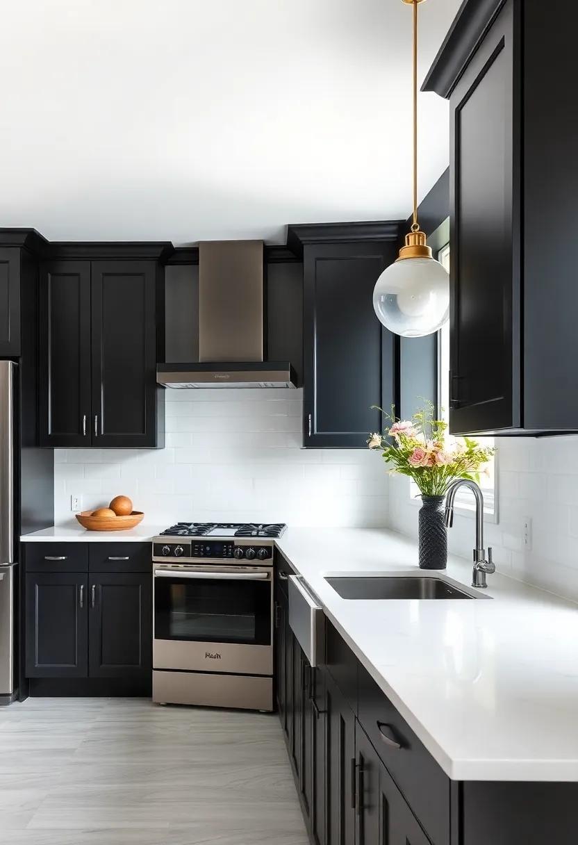 Embracing Elegance: The Allure of Black Kitchen Cabinets in Farmhouse Designs