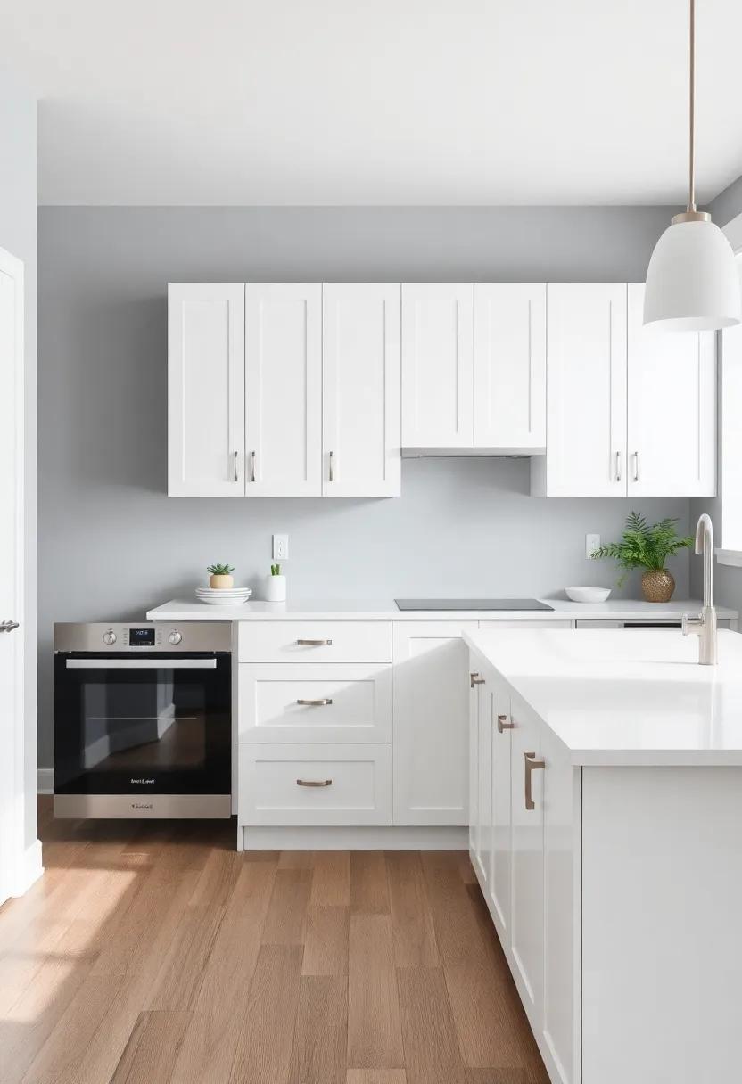 25 Stunning Ideas for Pairing White Kitchen Cabinets with Gray Walls in Your Home