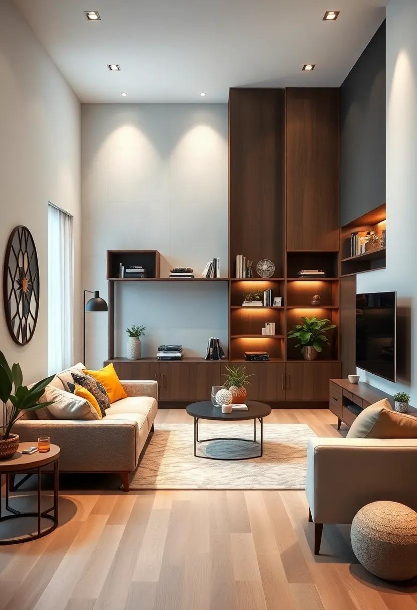 Maximizing Space: Transforming Small Living Rooms with Stylish Built-In Shelving Solutions
