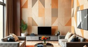 25 Stunning Geometric Living Room Wallpaper Ideas to Elevate Your Space