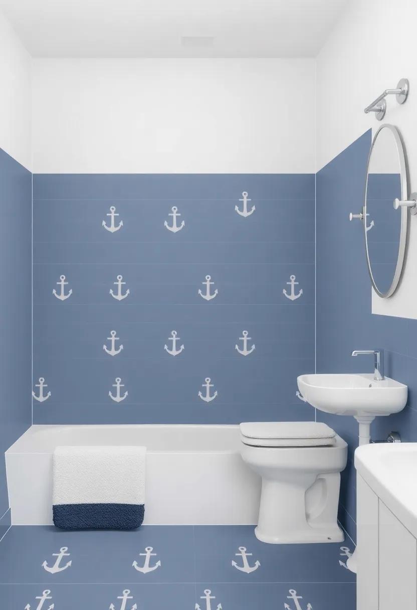 Anchors Aweigh: Use anchor motifs in your wall art, ‌throw pillows,⁤ or ⁤even in your shower curtain to give a nod to maritime adventures