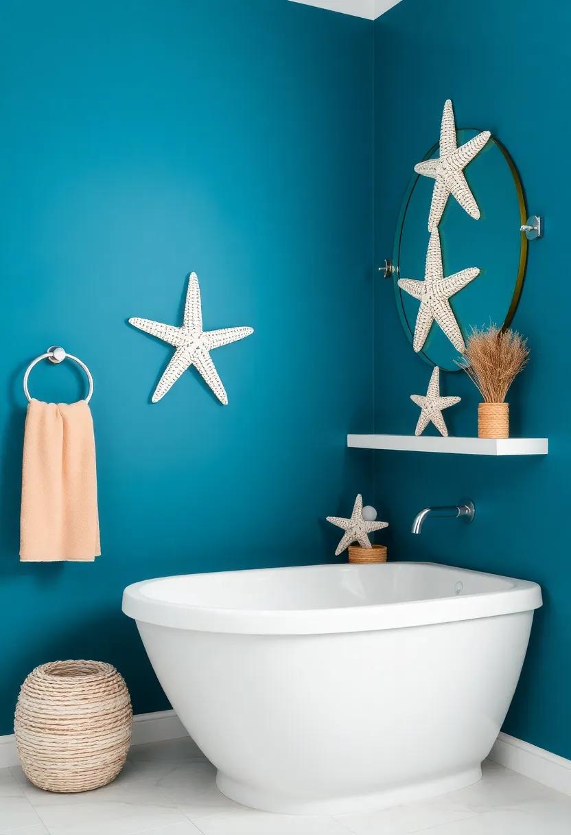 Starfish Decor: Introduce⁤ starfish decor through wall hangings, framed‍ prints,‌ or even​ small figurines ‌placed on shelves for a subtle ‍nod to the ocean