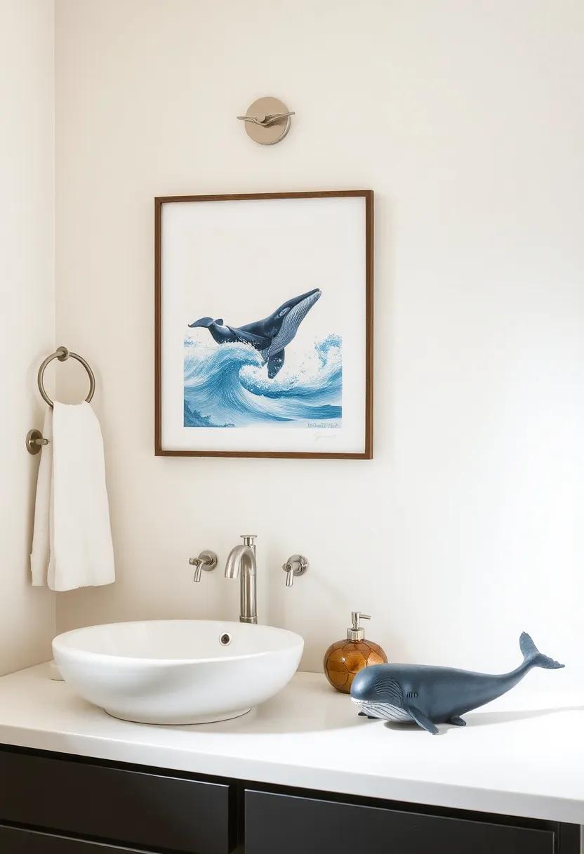 Whale-themed​ Decor: ⁢Infuse your space with whale-inspired accessories, from art prints to ⁤ceramic figurines, capturing oceanic ⁣grace