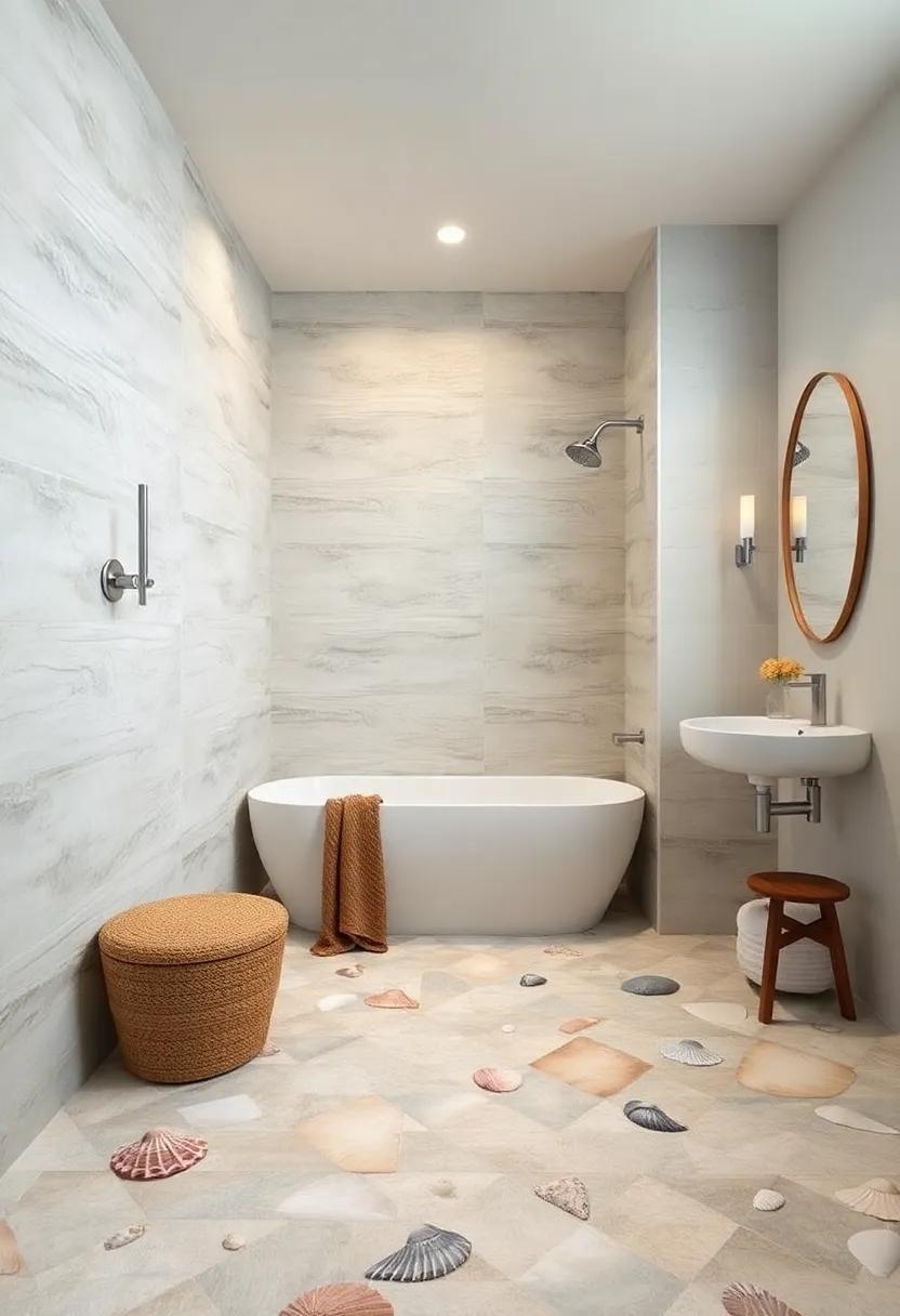 Coastal Seashells: Incorporate seashell-inspired tiles or‌ mosaic ​designs⁣ that remind you of beach vacations and waves crashing