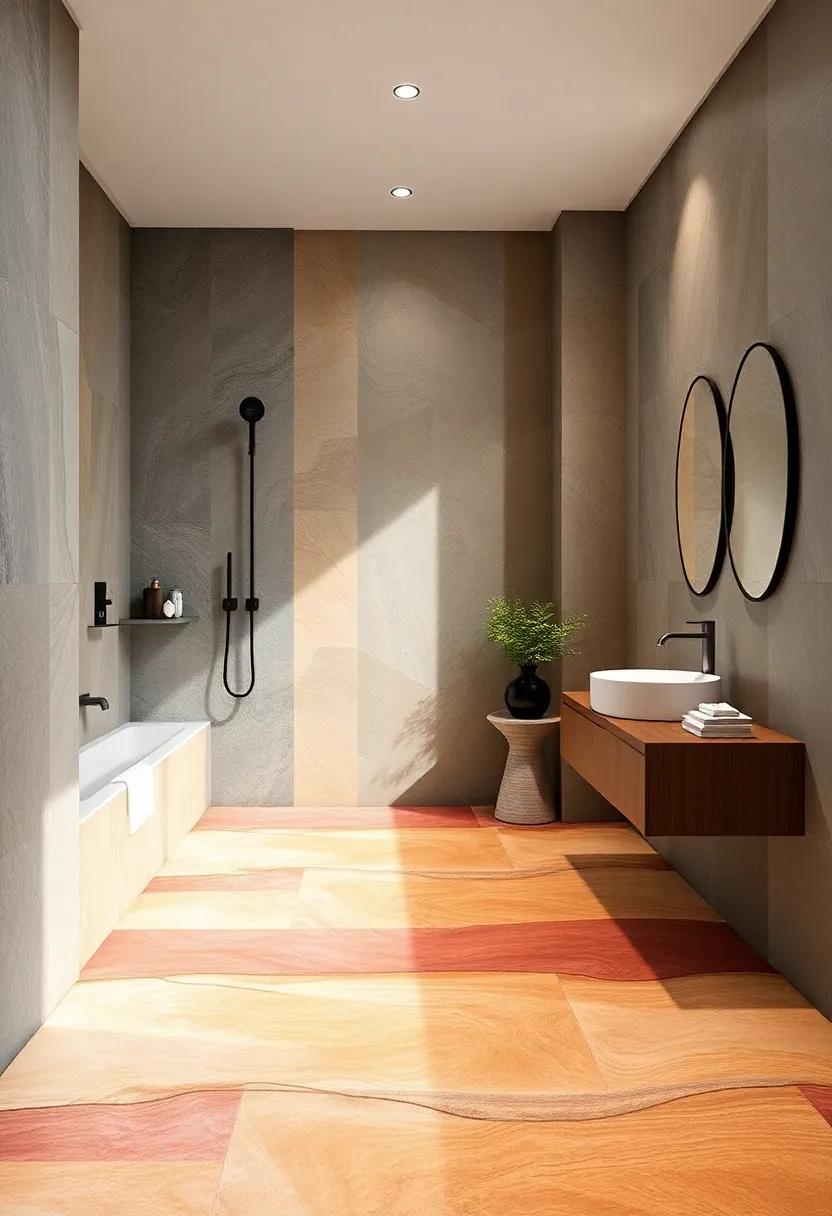 Gradient Effect: Utilize tiles in a gradient‌ of colors, seamlessly transitioning ​from light⁣ to dark, to create an ​eye-catching ombre effect
