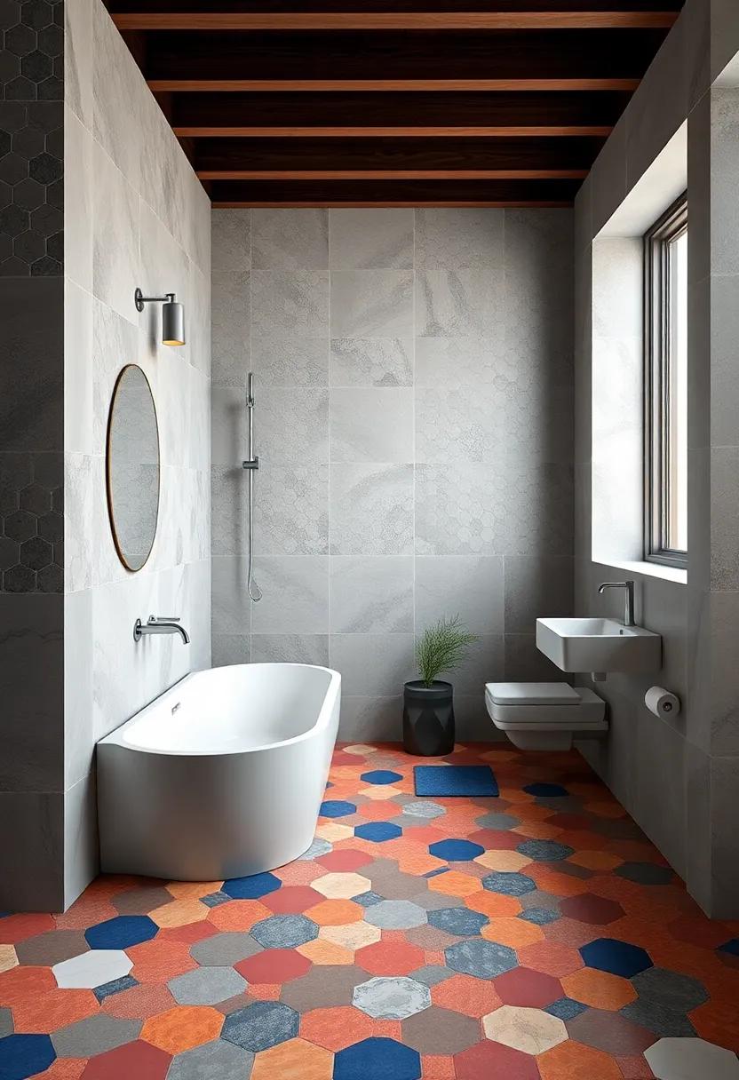 Hexagon Delight: Use playful hexagonal⁤ tiles in ‌a ​bold⁣ color scheme for a contemporary and geometric touch that stands out