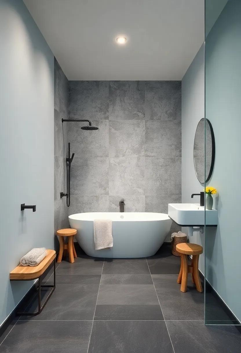 Natural slate: Capture ‍rustic charm ‍with‍ natural slate tiles that provide a ‍slip-resistant surface ⁢and an earthy aesthetic