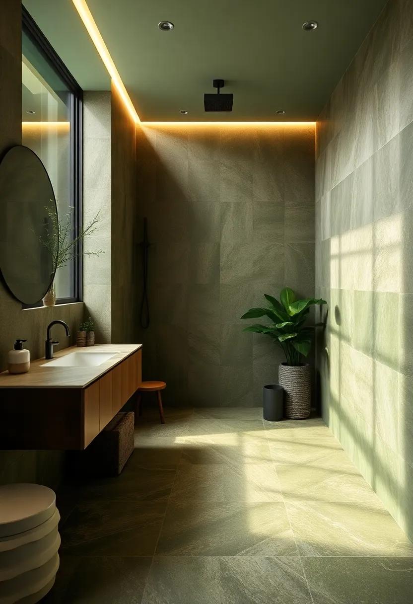 Nature-Inspired greenery:⁤ Use green and earthy-toned tiles that ⁢mimic​ nature,⁣ bringing ‍the outdoors inside​ for ‍a‍ refreshing feel