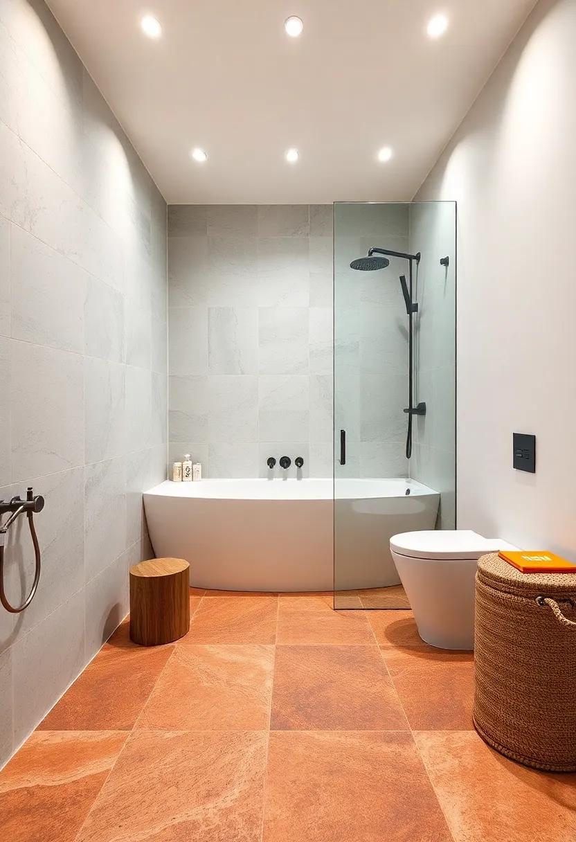 Radiant Warmth: Install heated tiles beneath your shower⁤ floor for ⁤a‌ luxurious‌ experience,ensuring your ⁣toes stay warm⁣ even on the‌ coldest mornings