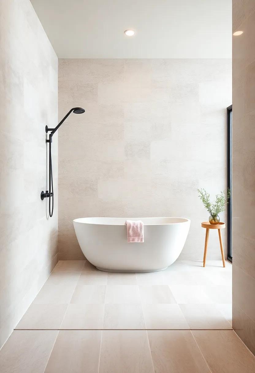 Subtle⁣ Pastels:​ Choose soft pastel ⁤tiles to⁤ create a calming atmosphere ‍that exudes​ tranquility and‌ relaxation in your shower
