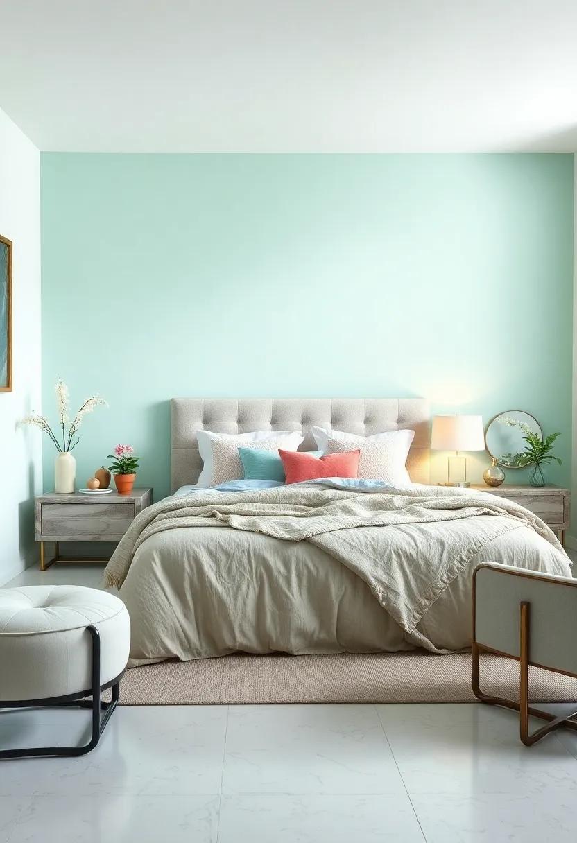 Frosted Mint and Silver: Conclude ⁣with a cool, frosted mint palette that lends ⁣a crisp feel, effortlessly ​paired with chic silver ⁤decor for ⁢a refreshing finish